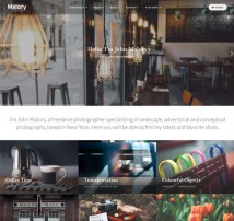 Malory - Photography & Magazine WordPress Theme