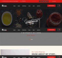 Rica - Multipurpose Restaurant & Cafe HTML Template