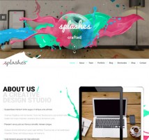 Splashes - Creative Agency Template