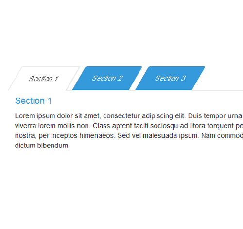 Bootstrap CSS Tab Style 18