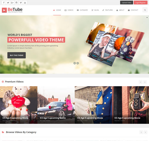 Betube Video HTML Template