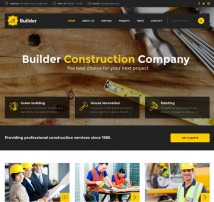 Builder - SImple Construction HTML Template