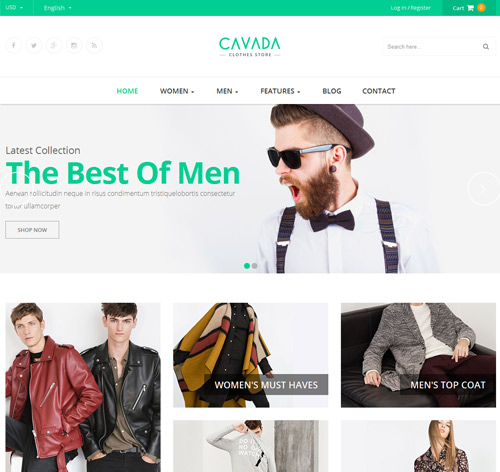 Cavada – Multipurpose Responsive Magento Theme
