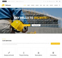 Helmets - HTML Template for Handyman