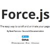 Force.js: Scroll and Animate your page