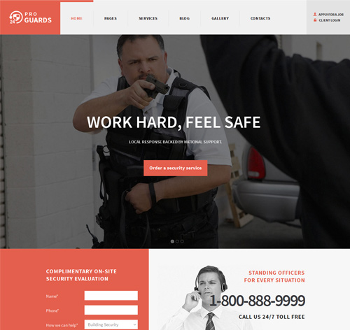 ProGuards - Safety & Security WordPress Theme