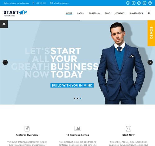 StartUp - Basic Business HTML5 & CSS3 Template