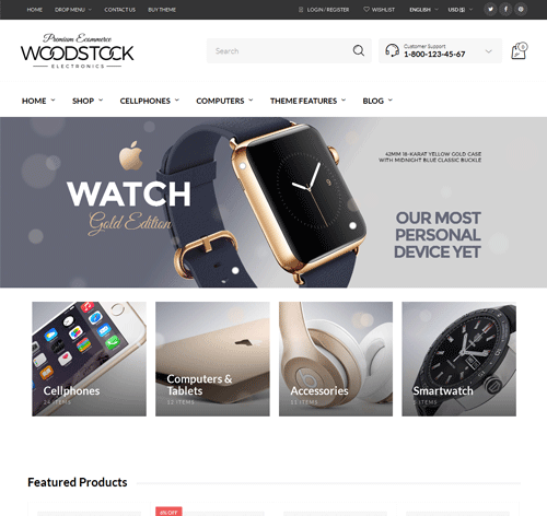 Woodstock - Responsive WooCommerce Theme