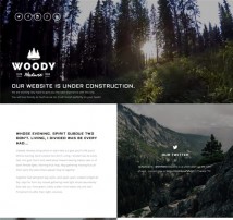 Woody - Responsive Coming Soon