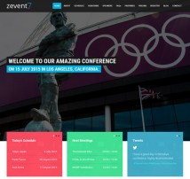 Zevent - Conference & Event Responsive Html Template