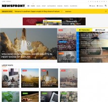 NewsFront: Blog, News & Editorial eCommerce WordPress Theme