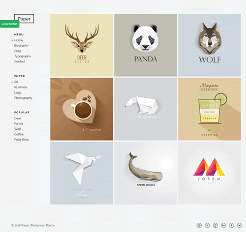 Paper - Creative Portfolio Theme
