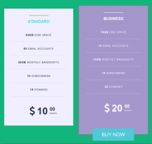 Pricing Table Style 25