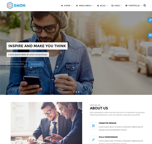 Emon - Responsive Business Drupal 8 Theme