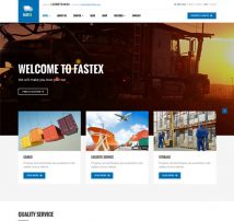 Logistics Joomla Template | FastEx