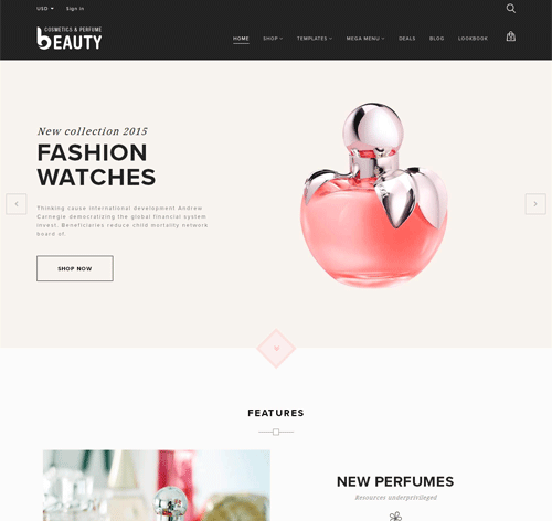 Fragrances Perfumes & Cosmetics Store Premium Shopify Theme