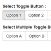 Bootstrap Select Togglebutton with jQuery