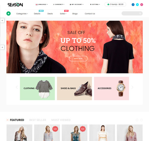 Lexus Season Opencart Themes