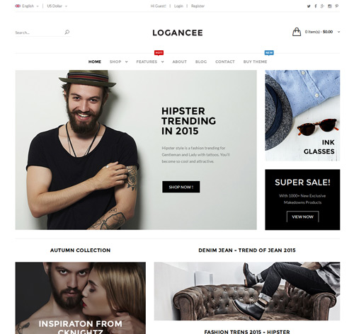 Logancee - Premium OpenCart Template