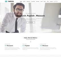 Metrics - SEO, Digital Marketing, Social Media HTML Template