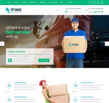 Trans Logistic - Transport & Cargo & Online Cargo Tracking & Business Responsive WordPress Theme