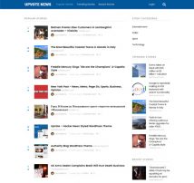 UpVote - Hacker News Styled WordPress Theme