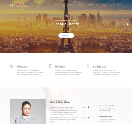 Chaos - Academic Driven Multipurpose Template