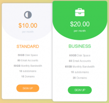 Pricing Table Style 33