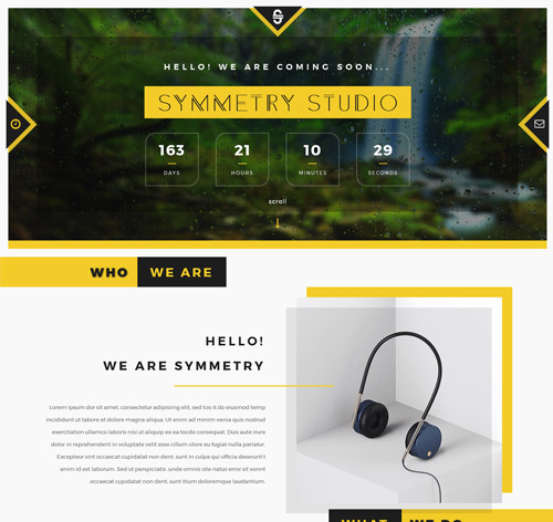 Symmetry - Coming Soon Page