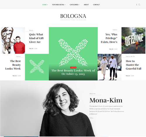 Bologna – Magazine Blog WordPress Theme - Responsive