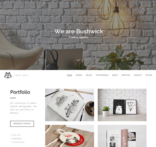 Bushwick Lightweight Minimal Theme