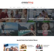 CrazyBlog - Start A Blog or Magazine for Adsense or Affiliate Business