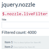 Nozzle : jQuery Data Filtering and Manipulation