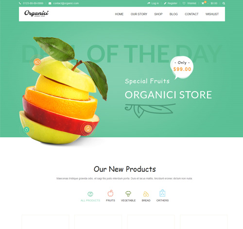 Organici - Creative Multi-Purpose Shopify Theme