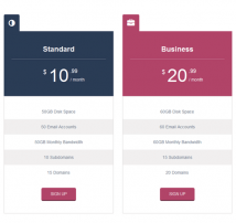 Pricing Table Style 34