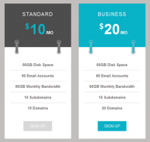 Pricing Table Style 35