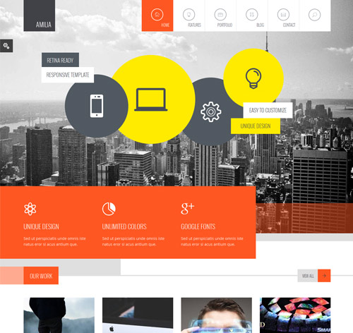 Amilia - Multipurpose One & Multi Page Drupal Theme