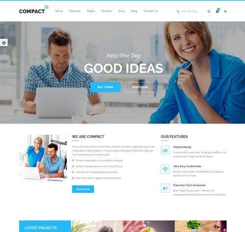 Compact - Corporate Multi-Purpose Joomla Template