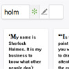 Holmes : Fast and Easy Searching Inside Page
