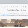 Quill : Powerful Rich Text Editor