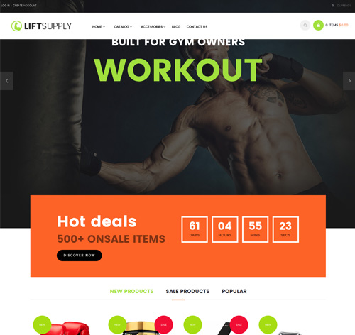 Lift Supply - Single Product Shopify Theme