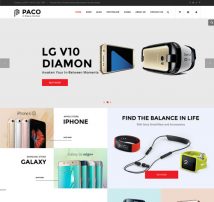 Paco - Responsive Woocommerce WordPress Digital Theme