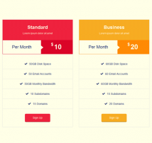 Pricing Table Style 37