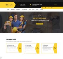 Renovation - Home Maintenance, Repair Service Drupal 8 Theme