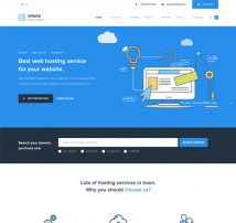 Spark - Responsive Hosting & Technology Site Template