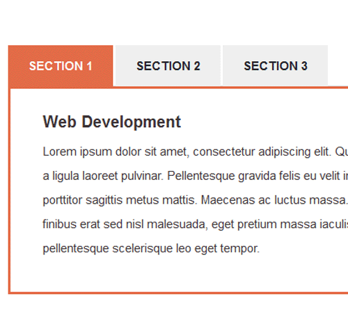 Bootstrap CSS Tab Style 38