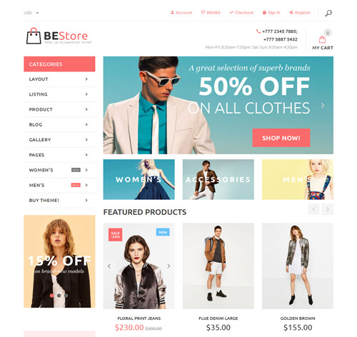 BEStore - Shopify theme