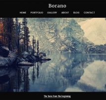 Borano - Photography / Portfolio Drupal 8 Theme