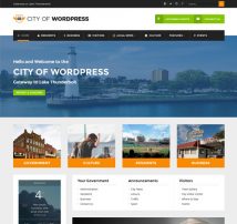 City of WP- Town / City Government & Municipal WP theme