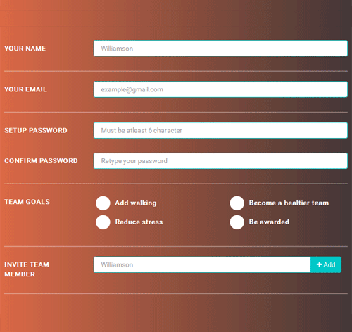 Bootstrap CSS Form Style 6